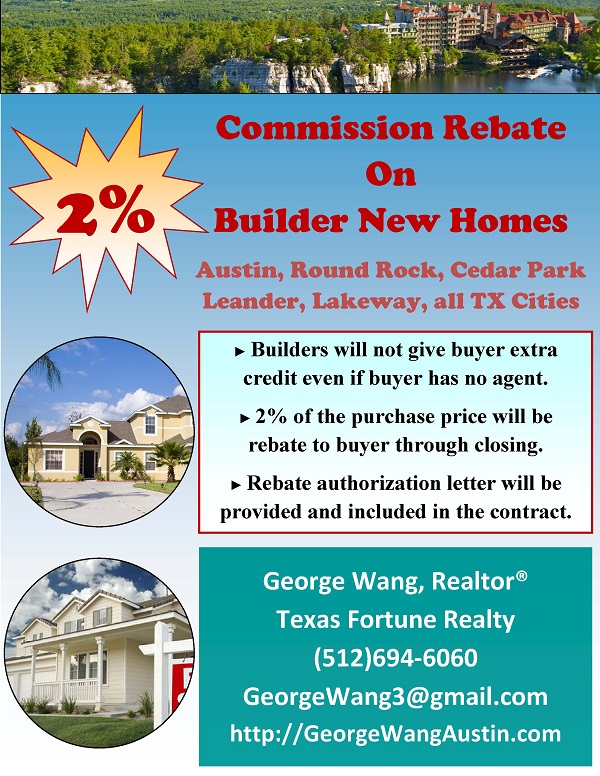 Huge Commision Rebate on Builder Homes